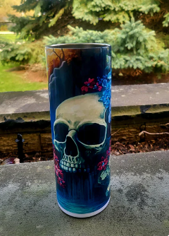 Skull with Waterfall