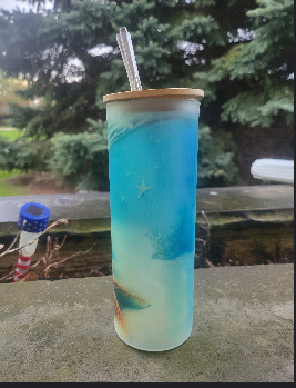 Under water glass Bamboo Tumbler