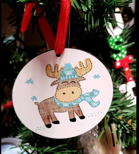 Boy Deer Ornament