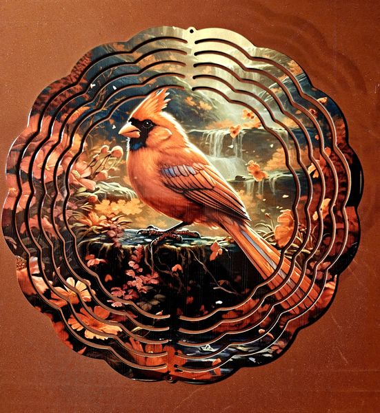 Cardinal Wind Spinner