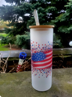 Fourth Of July Bamboo Tumbler