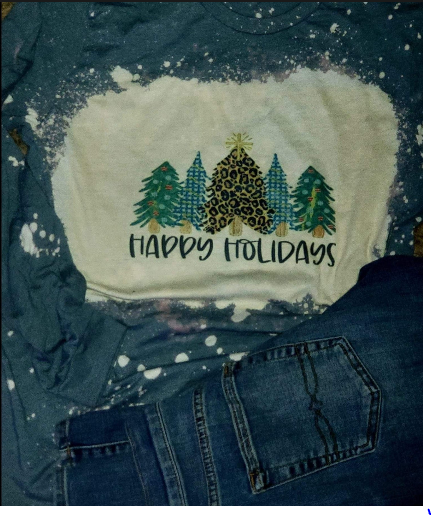 Happy Holidays with trees