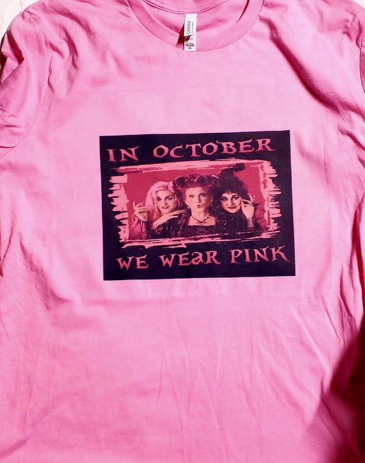 In October we wear Pink